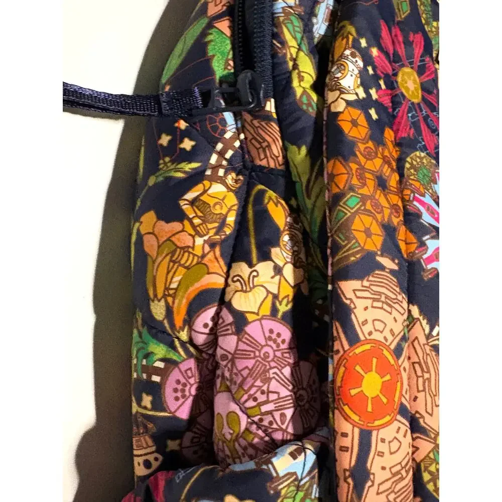 Vera Bradley Star Wars Power The Force Floral Bancroft Backpack Bag EXACT NWT